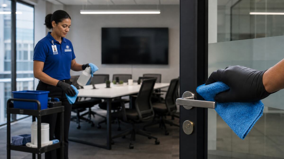 High-Touch Disinfection Planning for Shared Workplaces